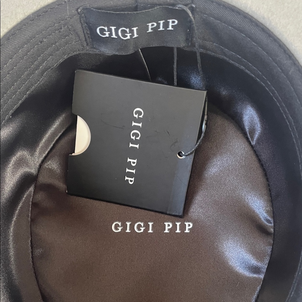 GIGI PIP Gray Wide-Brim dahlia grey boat hat - Picture 8 of 9
